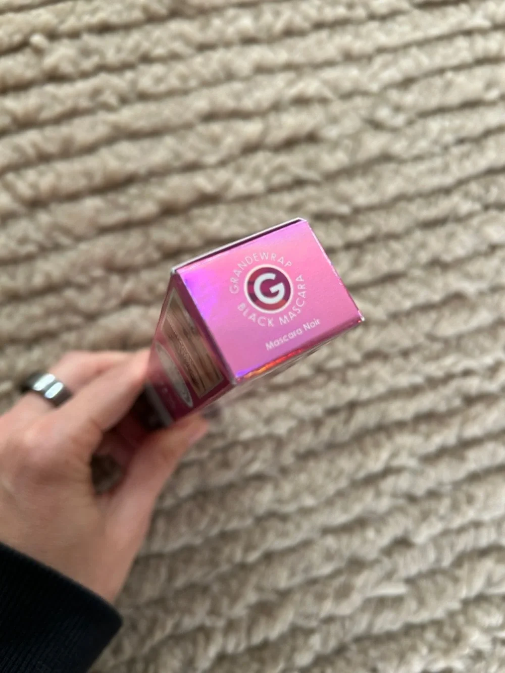 NWT Grande Cosmetics GrandeWRAP Tubing Mascara with ProVitamin B5 Black